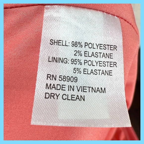 Sleeveless Coral Pink Shift Dress Mock Turtleneck Mod Style - Picture 11 of 12